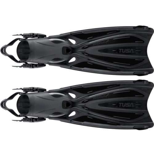 Tusa Solla Open Heel Fins | Black | L-XL