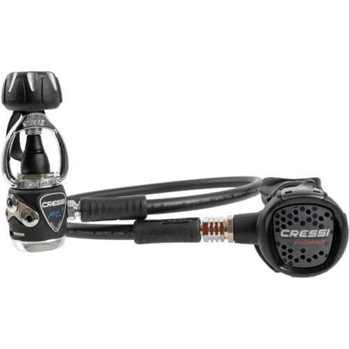 Cressi MC9 XS Compact Regulator Set | YOKE | Black