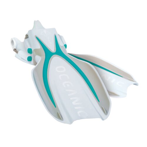 MANTA RAY FIN S SEA BLUE/WHITE