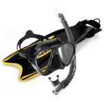 Cressi Matrix Mask/Gamma Snorkel/Rondine Palau Fin Set - Blue /
