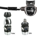 Cressi MC9-SC XS Compact Pro Regulator Set | YOKE