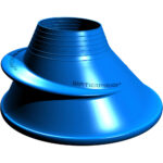 Waterproof Silicone Neck Seal - ISS - Orange - Small