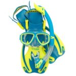 Cressi Rocks Kids Set - Blue/ Lime | S/M