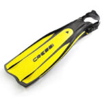 Cressi Pro Light Fins - Open Heel - Yellow - XL-2XL