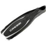 Cressi Reaction Pro Full Foot Fins - Black / Silver - 44-45 (10-11)