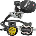 Cressi AC25M Master Cromo Regulator Set with Octopus