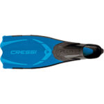 Cressi Pluma Full Foot Fins - Blue - 35-36 (2.5-3.5)