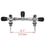 Sonar Dual Outlet Isolation Captured O-Ring Manifold (300 bar) -