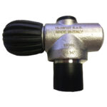 San-O-Sub Rebreather X Flow Inline Cylinder Valve (300 bar) - Gr