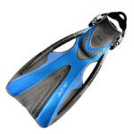 Ocean Design Glide Open Heel Fins - Blue - S-M