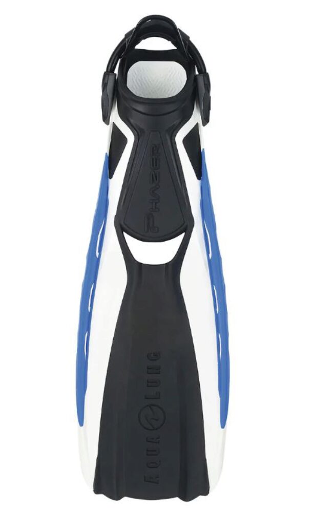 FIN ADJ PHAZER WHITE/BLUE SMALL