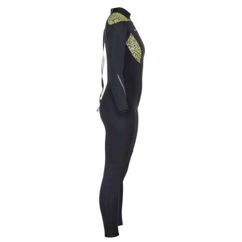 Women's Henderson 3MM THERMAXX Jumpsuit Black/Yellow