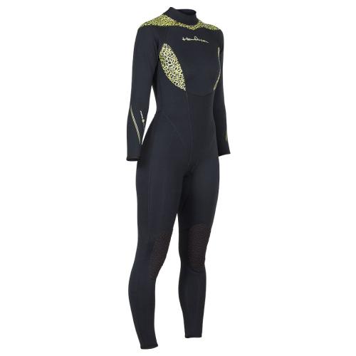 Women's Henderson 3MM THERMAXX Jumpsuit Black/Yellow