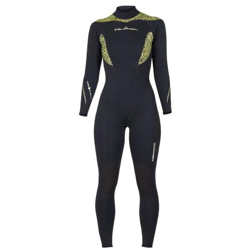 Women's Henderson 3MM THERMAXX Jumpsuit Black/Yellow