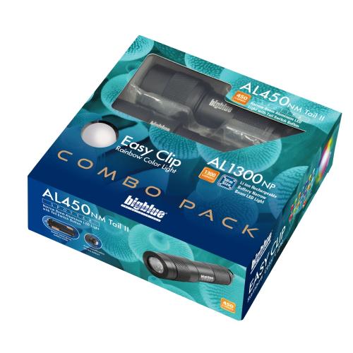 Big Blue Combo Pack: AL450NM-II Tail & AL1300NP & Easy Clip Rainbow