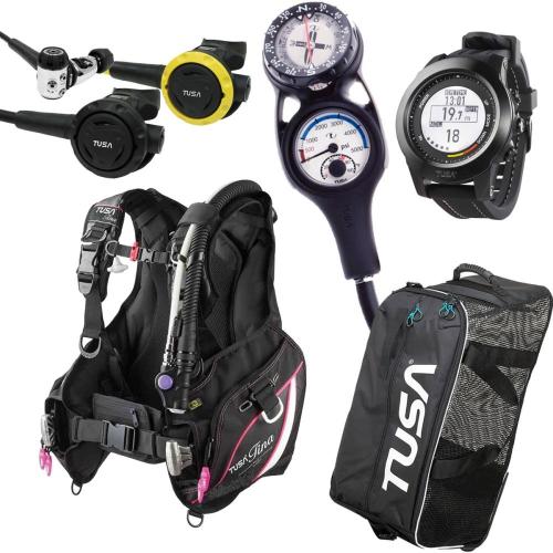 TINA FEMALE - BLACK SPECIAL - DC SOLAR NAVY BLUE (2X SMALL)