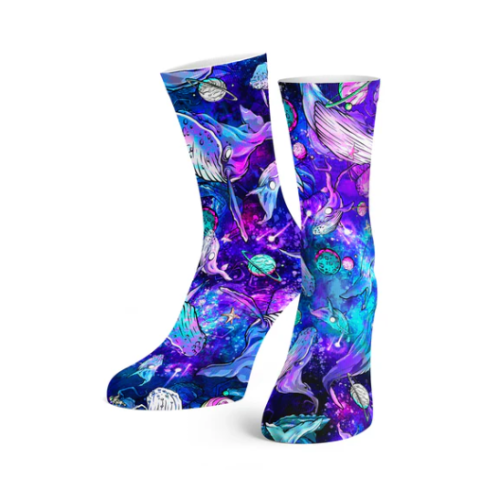 Space Fish Army Dive Socks