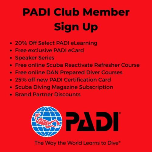 CLUB: PADI Club Membership w/Reactivate eLearning