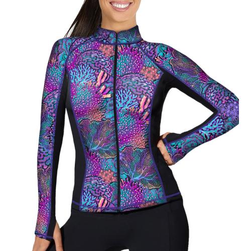 Women's Rashguards CoralK ZR L