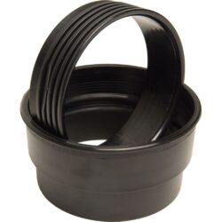 PU Cuff Ring-BLK - Black