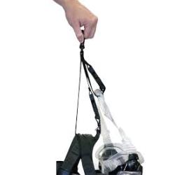 MASK AND FIN HOLDER W METAL CLIP