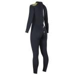 Women's Henderson 3MM THERMAXX Jumpsuit Black/Yellow