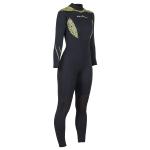 Women's Henderson 3MM THERMAXX Jumpsuit Black/Yellow