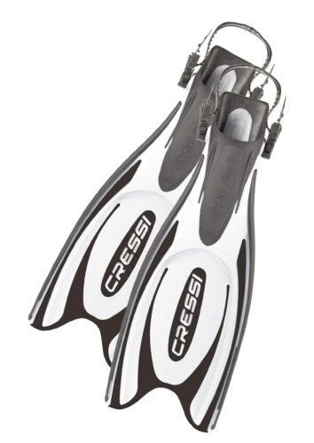 Cressi Fins Frog Plus Black/White MD/LG