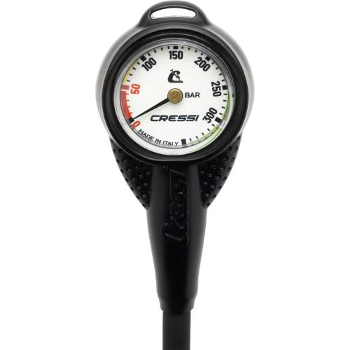 Cressi Gauge Mini SPG w/ Rubber Housing