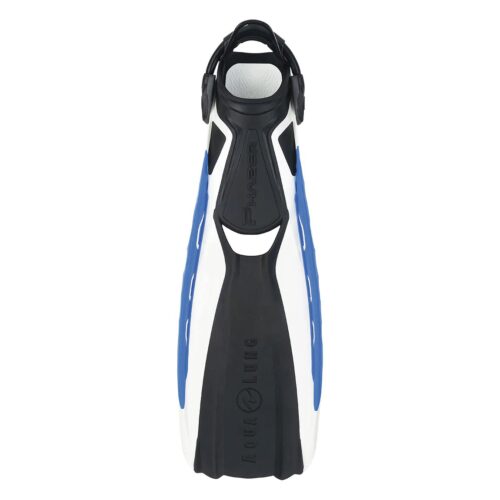 FIN ADJ PHAZER WHITE/BLUE LARGE