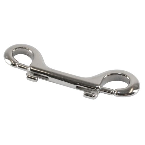 Oceanpro Double Bolt Snap SS 90mm