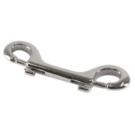 Oceanpro Double Bolt Snap SS 90mm