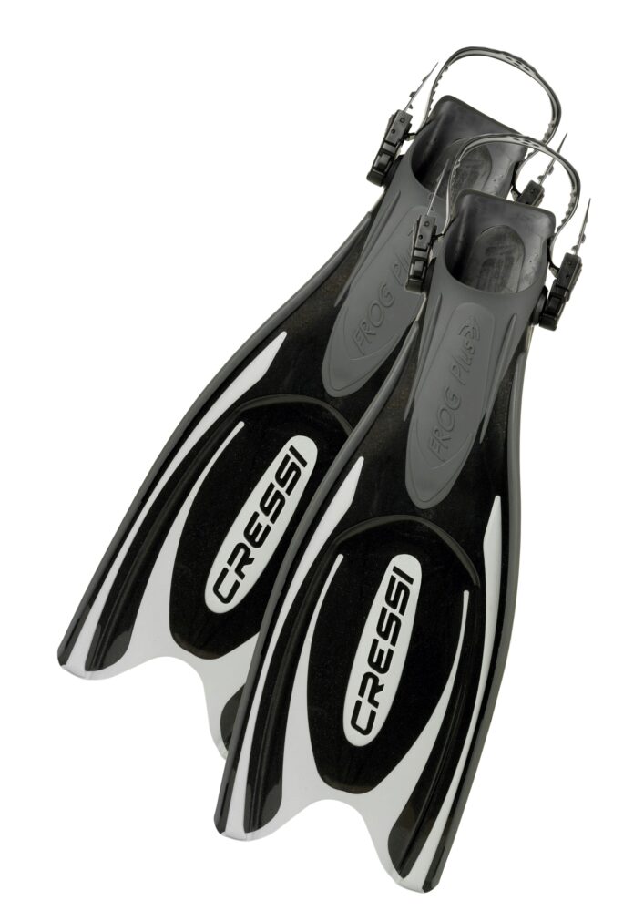 Cressi Fins Frog Plus Black/Silver SM/MD