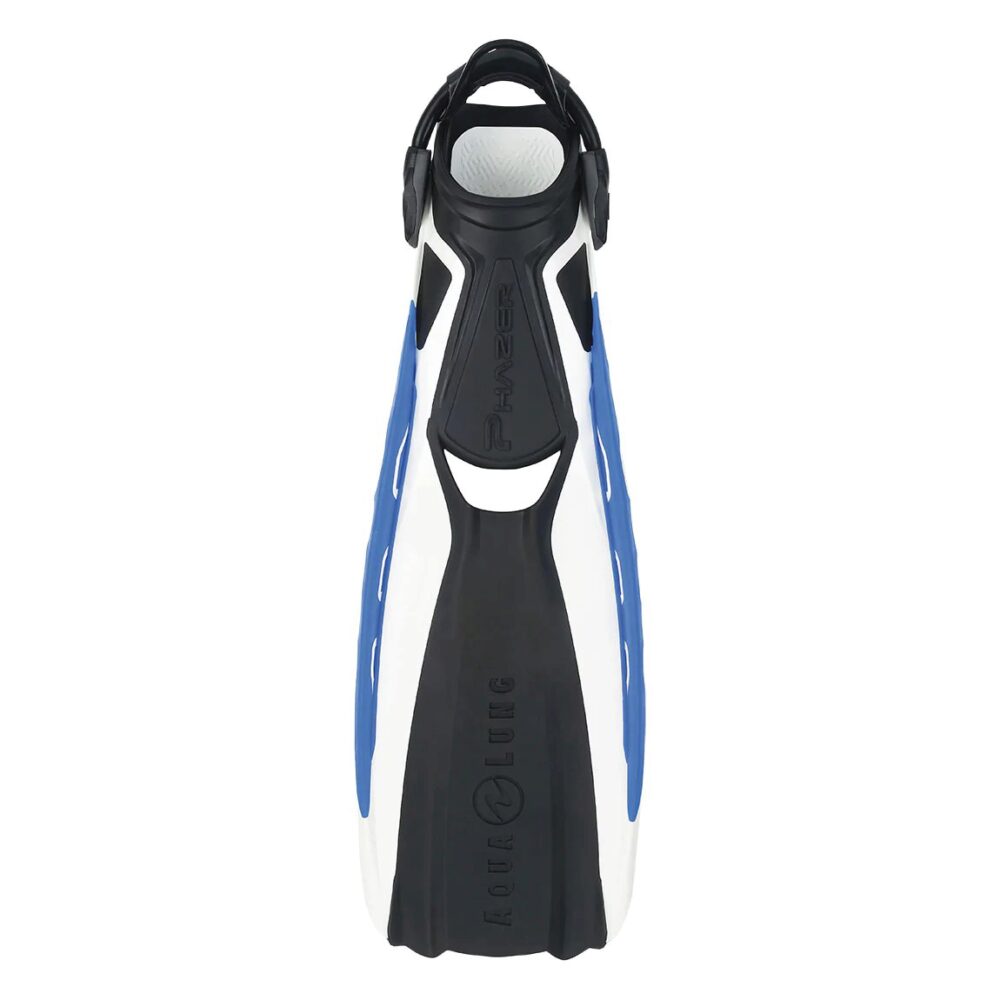 FIN ADJ PHAZER WHITE/BLUE LARGE