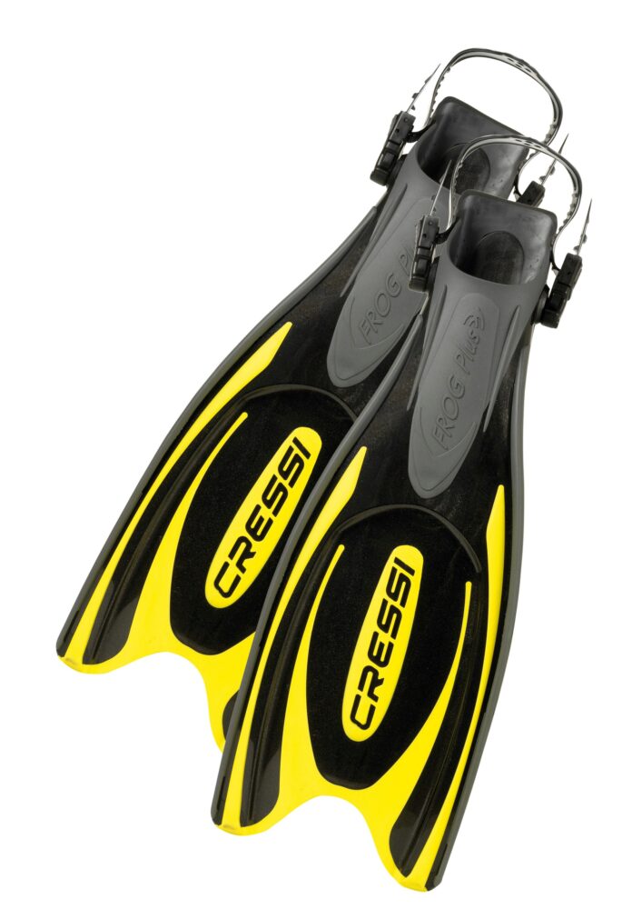 Cressi Fins Frog Plus Black/Yellow MD/LG