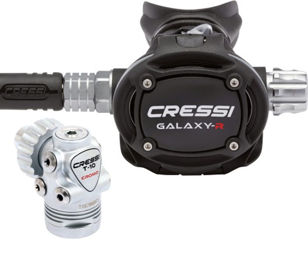 Cressi Regulator T10 SC Cromo / Galaxy Adj - Din