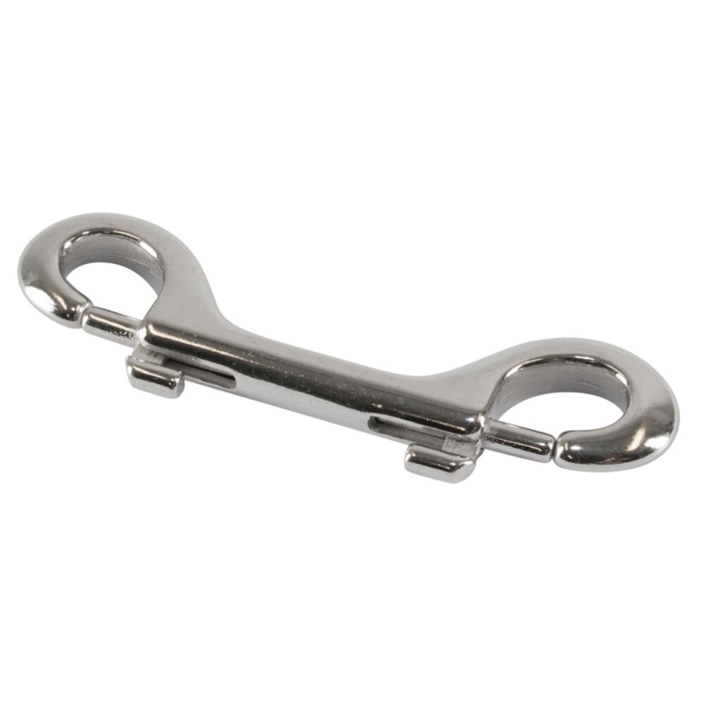 Oceanpro Double Bolt Snap SS 90mm