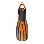 AVANTI 4X Open heal fins- Orange & dark grey