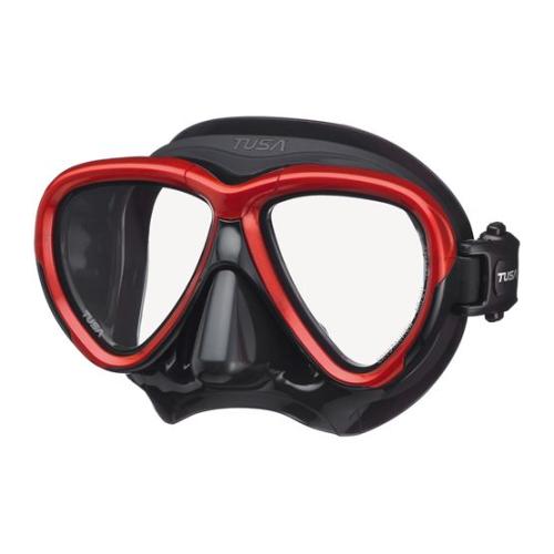 Intega Black Silicone/Metallic Dark Red