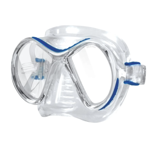 OCEAN VU MASK, CLEAR BLUE