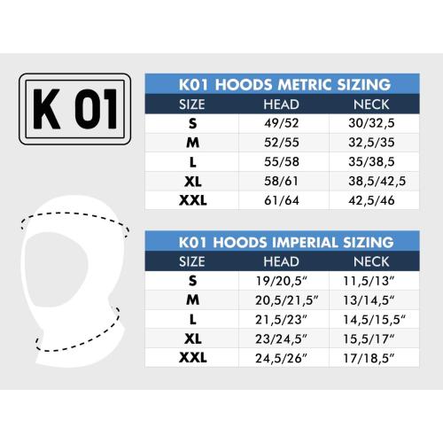 K01 Classic 8mm Hood xxl