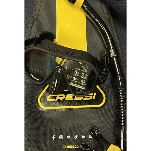 Cressi Z2S Black + Supernova Snorkel