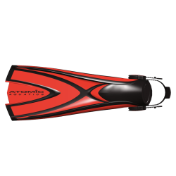 Open Heel Fin, Large, Red