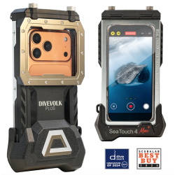 DiveVolk Real Underwater Touchscreen Housing