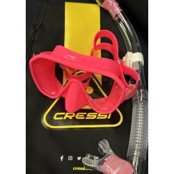 Cressi Z2 Pink Fluo +Pink Supernova Pink/Clear Snorkel