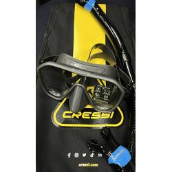 Cressi Z2 Gunmetal + Supernova Snorkel