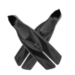 Full Foot Fin, Black, Size 12.0-14.0