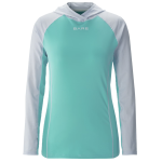 Eclips Hooded Rashguard, Womens, AQU - XS