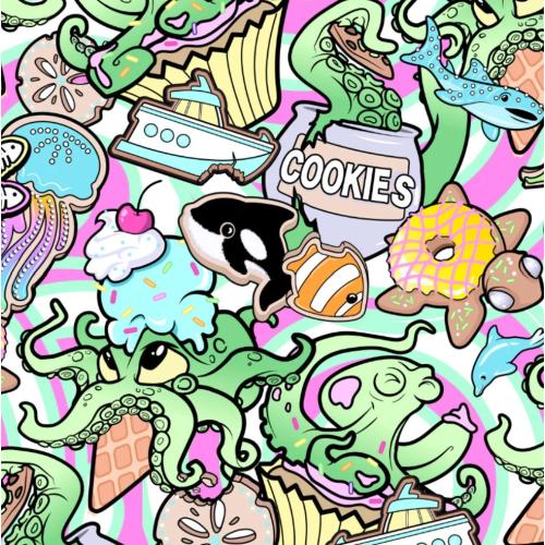 Spacefish Army Dive Socks