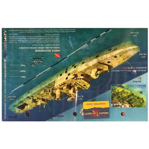 HMCS MACKENZIE 3D CARD